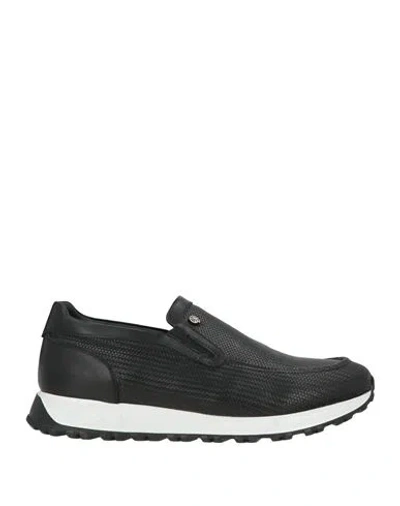 Giovanni Conti Man Sneakers Black Size 10 Leather