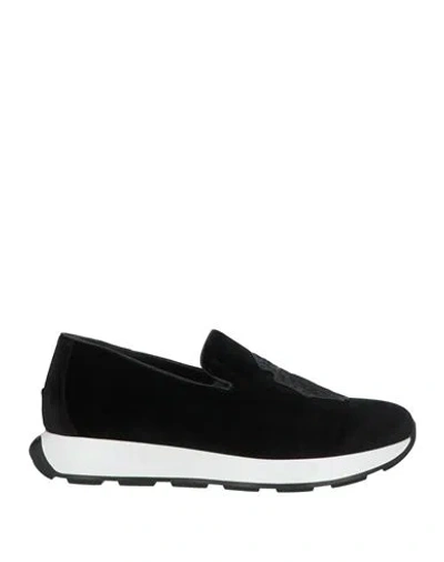 Giovanni Conti Man Sneakers Black Size 10 Textile Fibers