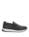 Giovanni Conti Man Sneakers Black Size 8 Leather