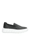 Giovanni Conti Man Sneakers Black Size 9 Leather