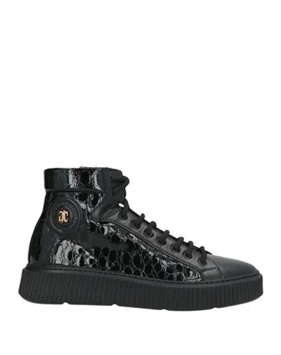 Giovanni Conti Man Sneakers Black Size 9 Leather