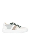 Giovanni Conti Man Sneakers Light Grey Size 9 Calfskin In Grey