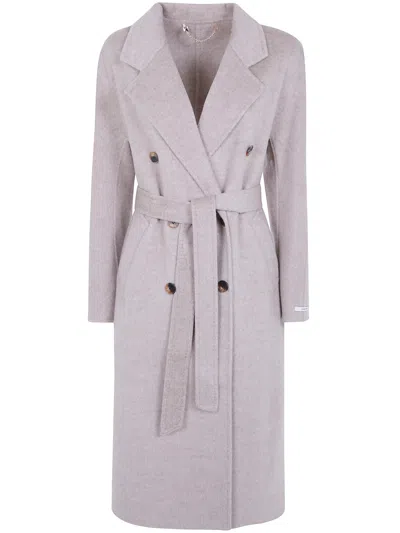 Giovanni Paris Coat Olive Taupe In Brown