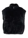 Giovanni Paris Gaby Gilet In Black