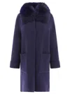 Giovi Gorgeous Wool And Cashmere Jacket For Women In Blue