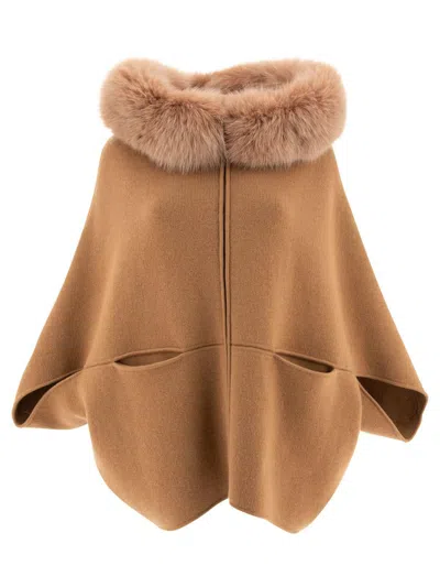 Giovi Wool And Cashmere Poncho