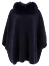 Giovi Wool And Cashmere Poncho For Women