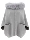 Giovi Women's Wool And Cashmere Poncho