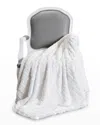 Giraffe At Home Luxe Waterfall Xl Throw In Cream