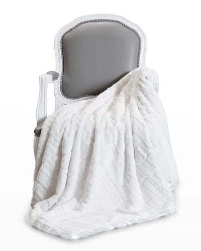 Giraffe At Home Luxe Waterfall Xl Throw In Cream