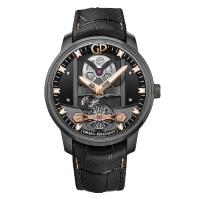 Girard-perregaux Girard Perregaux Free Bridge Infinity Autol Wind  Men's Watch 8200011632fa6a In Black / Gold Tone / Rose / Rose Gold Tone / Skeleton