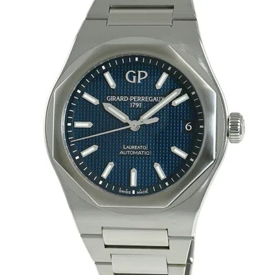 Pre-owned Girard-perregaux Laureato Stainless Steel Wristwatch () In Multi