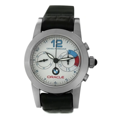 Girard-perregaux  Girard Perregaux Bmw Oracle Racing Chronograph Automatic White Dial Ladies Watch 80440 In Black / White