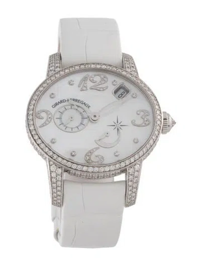 Pre-owned Girard-perregaux Cat's Eye Power Reserve Watch In Multi