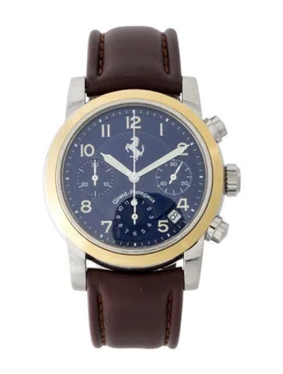 Pre-owned Girard-perregaux Ferrari Chronograph Watch In Multi