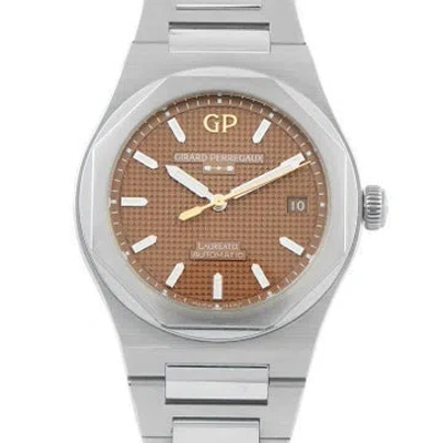 Pre-owned Girard-perregaux Girard Perregaux Laureato Watch, 38mm In Multicolor