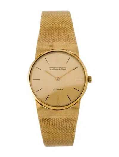 Pre-owned Girard-perregaux La Chaux De Fonds Classic Watch, 33mm In Multi