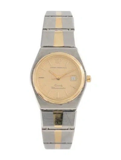 Pre-owned Girard-perregaux Laureato Watch, 26mm In Multi
