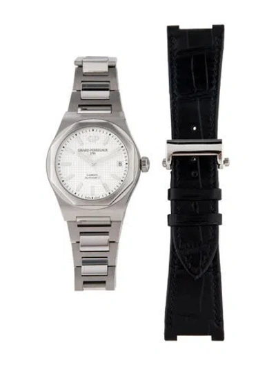 Pre-owned Girard-perregaux Laureato Watch, 42mm In Multi