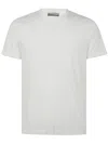 Girelli Bruni Giza Round Neck Short Sleeves T-shirt In White