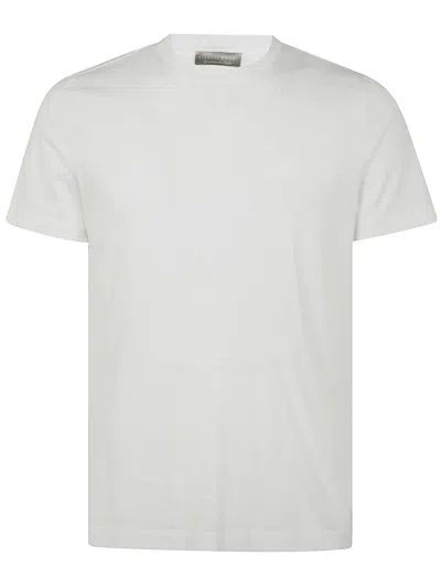 Girelli Bruni Giza Round Neck Short Sleeves T-shirt In White