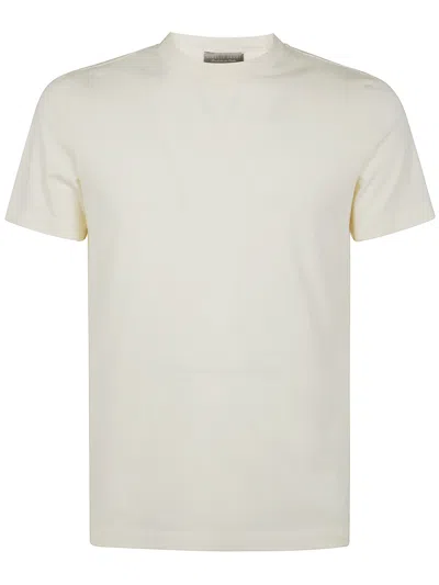Girelli Bruni Giza Round Neck Short Sleeves T-shirt In White