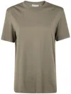 Girelli Bruni Giza Round Neck Short Sleeves T-shirt In Green