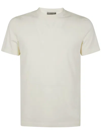 Girelli Bruni Giza Round Neck Short Sleeves T-shirt Clothing In White