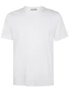 Girelli Bruni Giza Round Neck Short Sleeves T-shirt In White