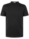 Girelli Bruni Mako Turtle Neck Short Sleeves T-shirt Clothing In Black