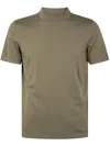 Girelli Bruni Mako Turtle Neck Short Sleeves T-shirt Clothing In Green