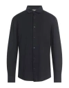 Girelli Bruni Man Shirt Midnight Blue Size 44 Cotton