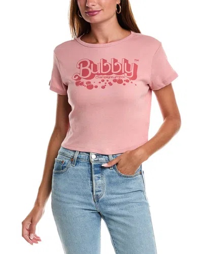 Girl Dangerous Bubbly Baby T-shirt In Pink