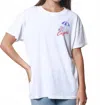 Girl Dangerous Capri Everyday Tee In White In White