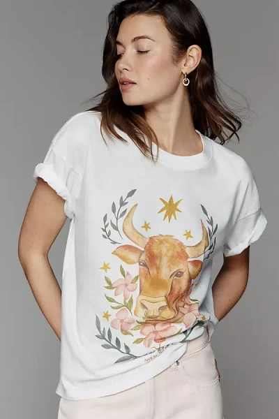 Girl Dangerous Cosmic Zodiac Tee In Multi