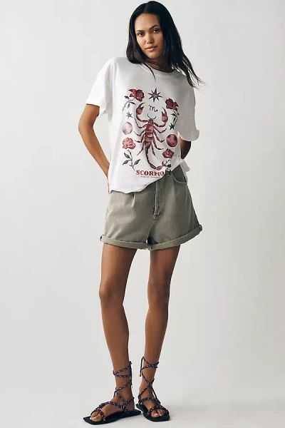 Girl Dangerous Cosmic Zodiac Tee In White