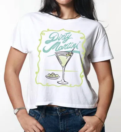 Girl Dangerous Dirty Martini Top In Vintage White