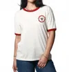 Girl Dangerous Drink Happy Thoughts Top In Bored In White