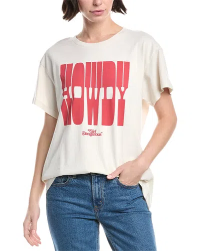 Girl Dangerous Howdy T-shirt In Neutral