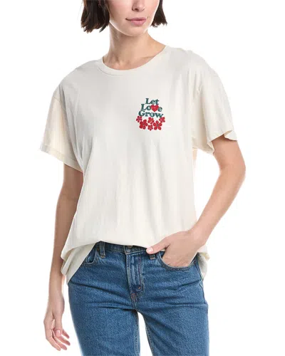 Girl Dangerous Let Love Grover T-shirt In Neutral
