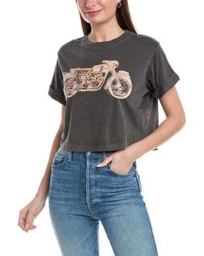 Girl Dangerous Motorcycle T-shirt In Black