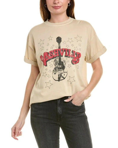 Girl Dangerous Nashville Guitar T-shirt In Brown
