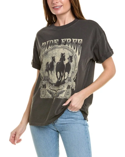 Girl Dangerous Ride Free T-shirt In Black