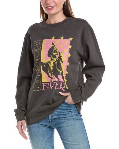 Girl Dangerous Rodeo Fever Sweatshirt In Black