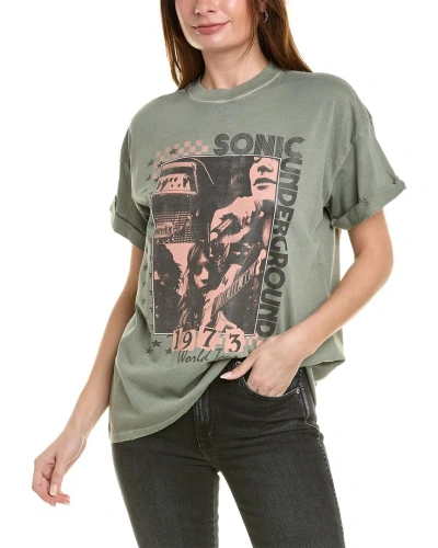 Girl Dangerous Sonic Underground T-shirt In Green