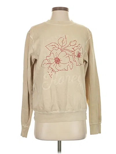 Pre-owned Girl Dangerous Sweatshirt In Tan