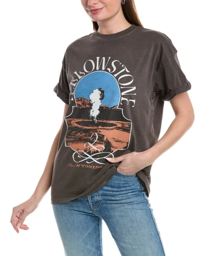 Girl Dangerous Yellowstone Western T-shirt In Black