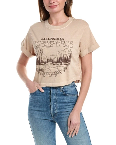 Girl Dangerous Yosemite Frame T-shirt In Brown