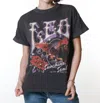 Girl Dangerous Zodiac Oversized Short Sleeve Tee In Vintage Black In Black