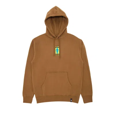 Pre-owned Girl Skateboards Hand Shakers Hoodie 'brown'